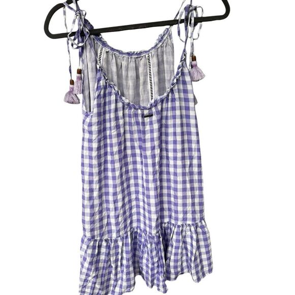 Maaji SEERSUCKER MAGNOLIA COVER-UP DRESS IN PURPLE M - Picture 5 of 7